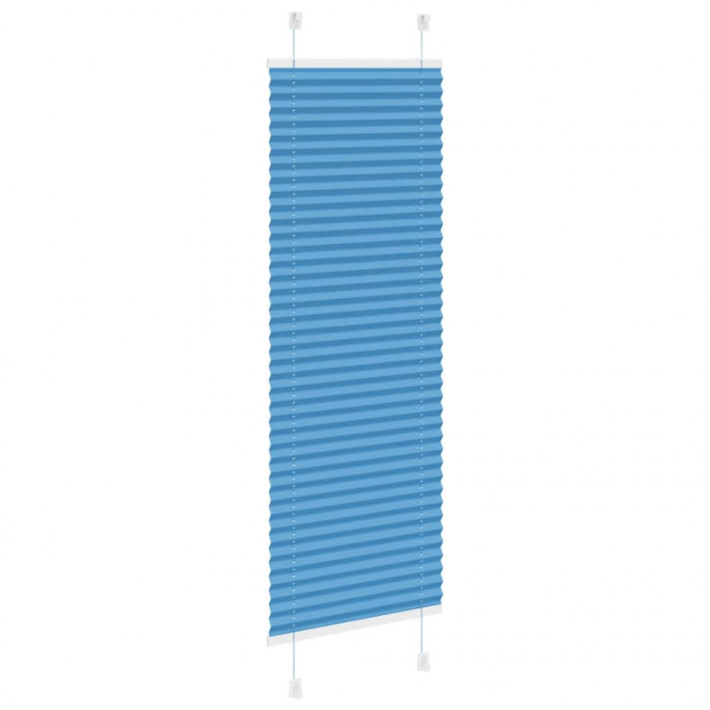 Roleta plisowana niebieska 40x150 cm Szerokość tkaniny 39,4 cm