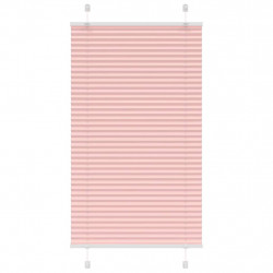 Roleta plisowana różowa 80x150 cm Szerokość tkaniny 79,4 cm