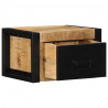 Szafki nocne 2 szt. 40x35x25 cm Drewno lite surowe Mango