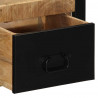 Szafki nocne 2 szt. 40x35x25 cm Drewno lite surowe Mango