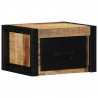 Szafki nocne 2 szt. 40x35x25 cm Drewno lite surowe Mango