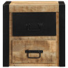 Szafka nocna 40x35x25 cm lite drewno surowe mango