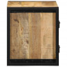 Szafka nocna 40x35x25 cm lite drewno surowe mango