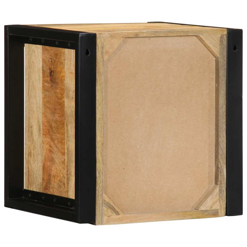 Szafka nocna 40x35x25 cm lite drewno surowe mango