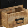 Szafka nocna 40x35x25 cm lite drewno surowe mango