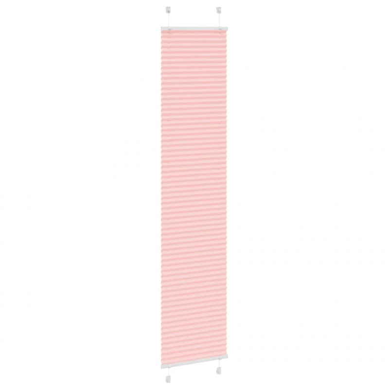 Roleta plisowana różowa 40x200 cm Szerokość tkaniny 39,4cm