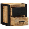 Szafki nocne 2 szt. 40x35x40 cm Drewno lite surowe Mango