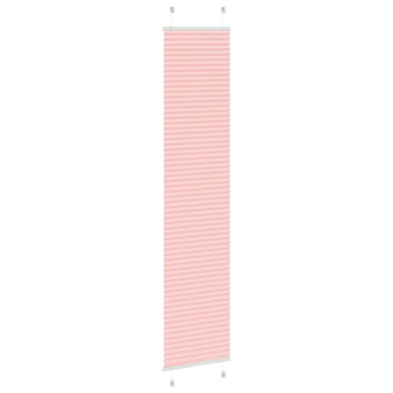 Roleta plisowana różowa 50x200 cm Szerokość tkaniny 49,4cm