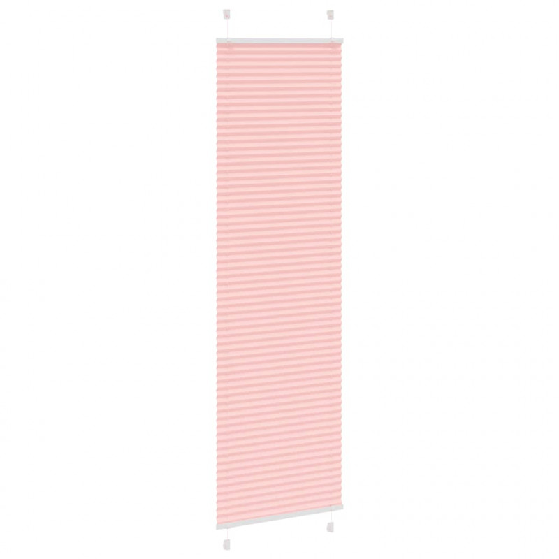 Roleta plisowana różowa 55x200 cm Szerokość tkaniny 54,4cm