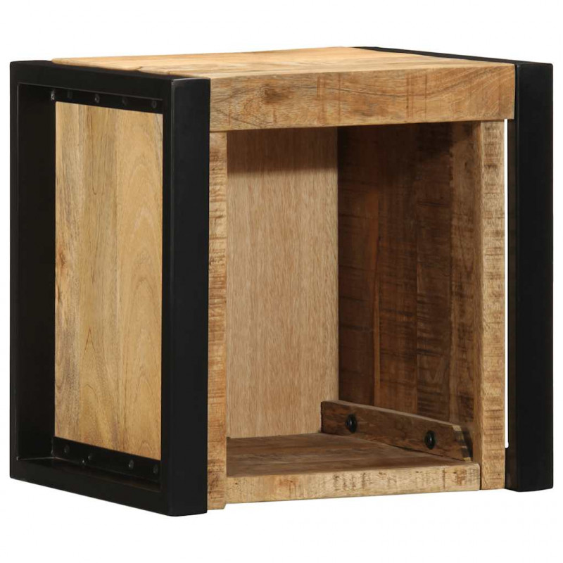 Szafka nocna 40x35x40 cm lite drewno surowe mango