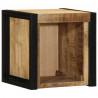 Szafka nocna 40x35x40 cm lite drewno surowe mango