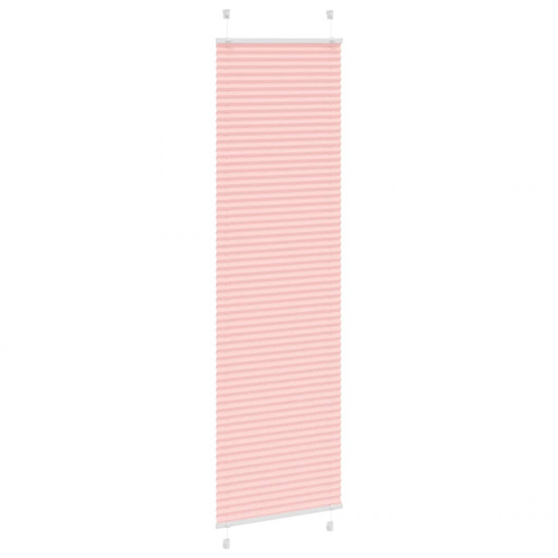 Roleta plisowana różowa 60x200 cm Szerokość tkaniny 59,4cm