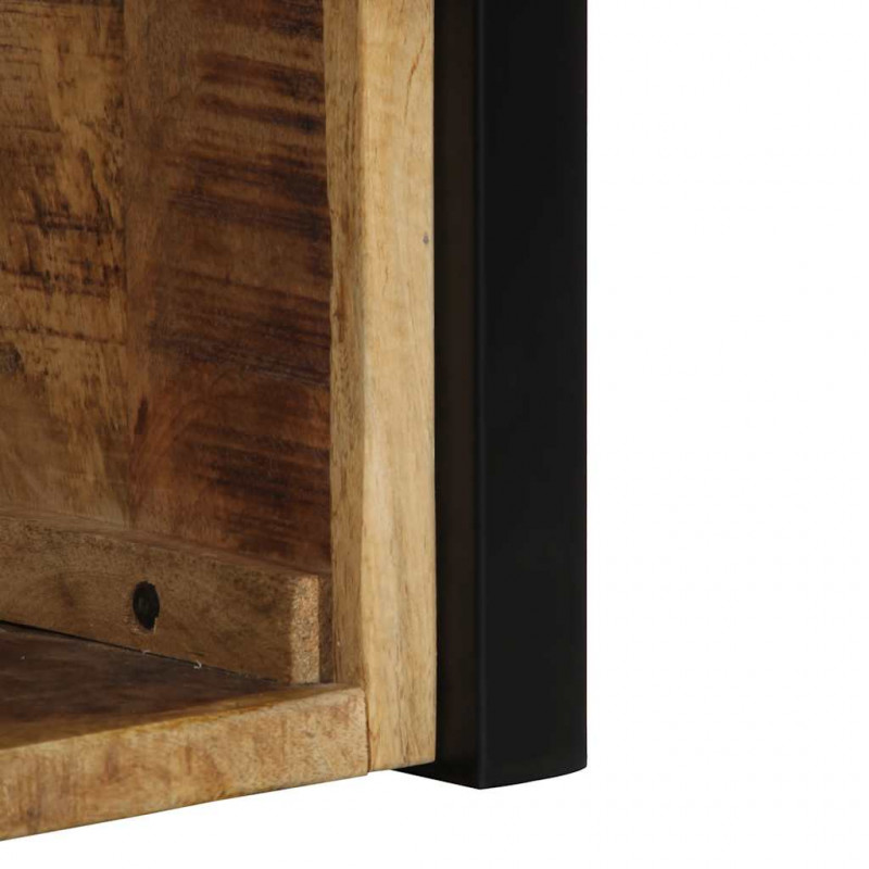 Szafka nocna 40x35x40 cm lite drewno surowe mango