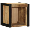 Szafki nocne 2 szt. 40x35x40 cm Drewno lite surowe Mango