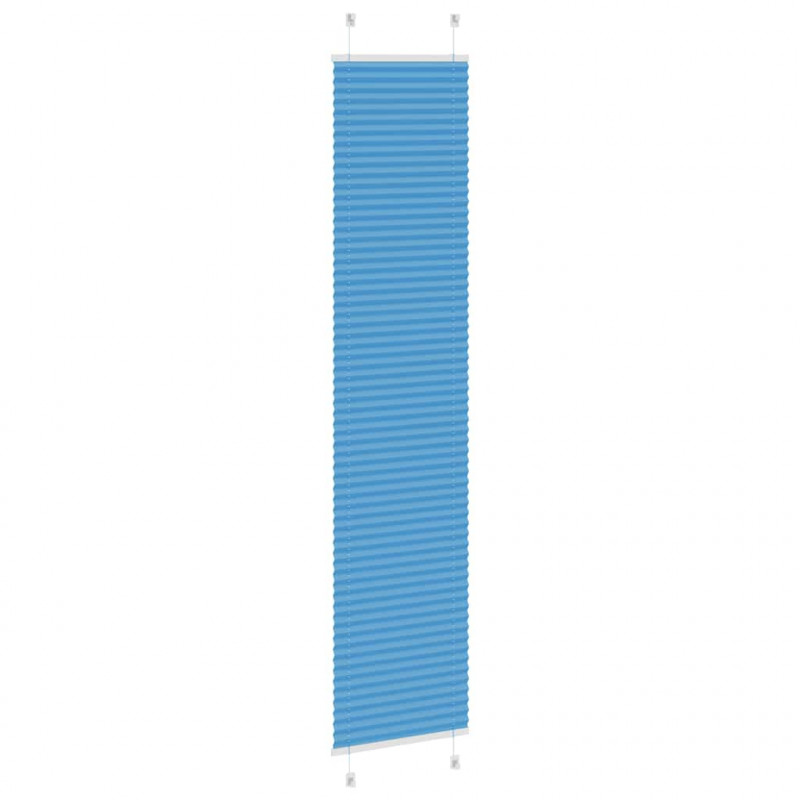Roleta plisowana niebieska 50x200 cm Szerokość tkaniny 49,4 cm