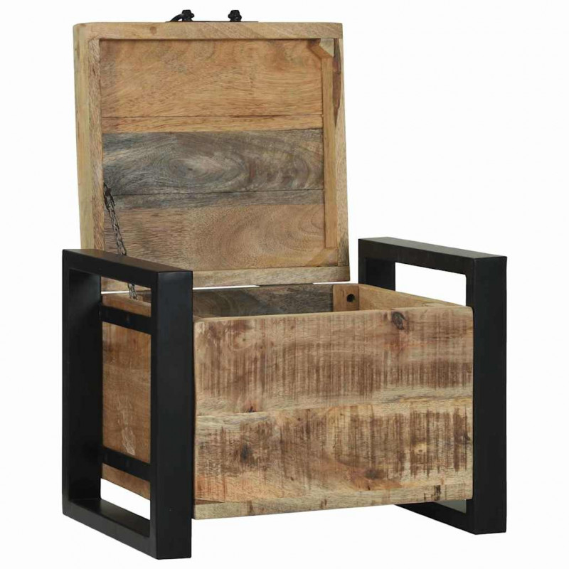 Skrzynie do przechowywania 40 x 30 x 30 cm Lite drewno mango
