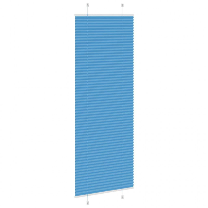Roleta plisowana niebieska 70x200 cm Szerokość tkaniny 69,4 cm