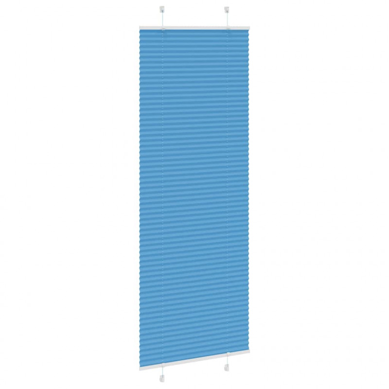 Roleta plisowana niebieska 80x200 cm Szerokość tkaniny 79,4 cm
