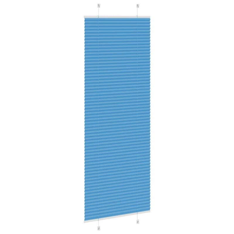 Roleta plisowana niebieska 80x200 cm Szerokość tkaniny 79,4 cm