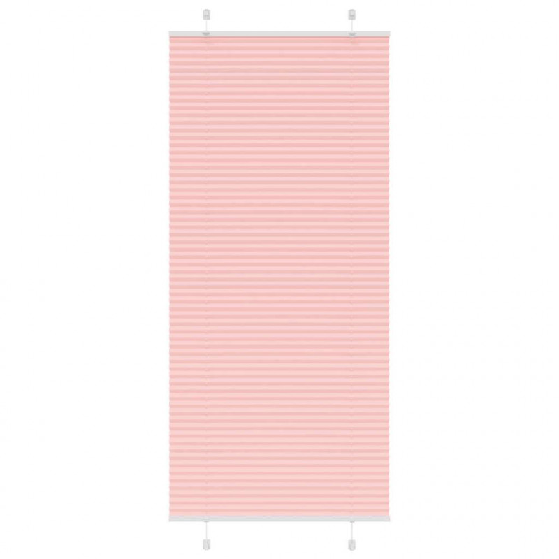 Roleta plisowana różowa 90x200 cm Szerokość tkaniny 89,4 cm
