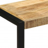 Ławka 60x35x45 cm lite drewno surowe mango