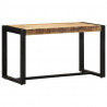 Ławka 80x35x45 cm lite drewno surowe mango