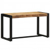 Ławka 80x35x45 cm lite drewno surowe mango