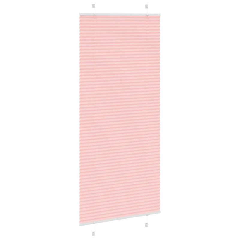 Roleta plisowana różowa 100x200 cm Szerokość tkaniny 99,4 cm
