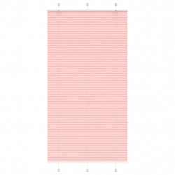 Roleta plisowana różowa 110x200 cm Szerokość tkaniny 109,4 cm