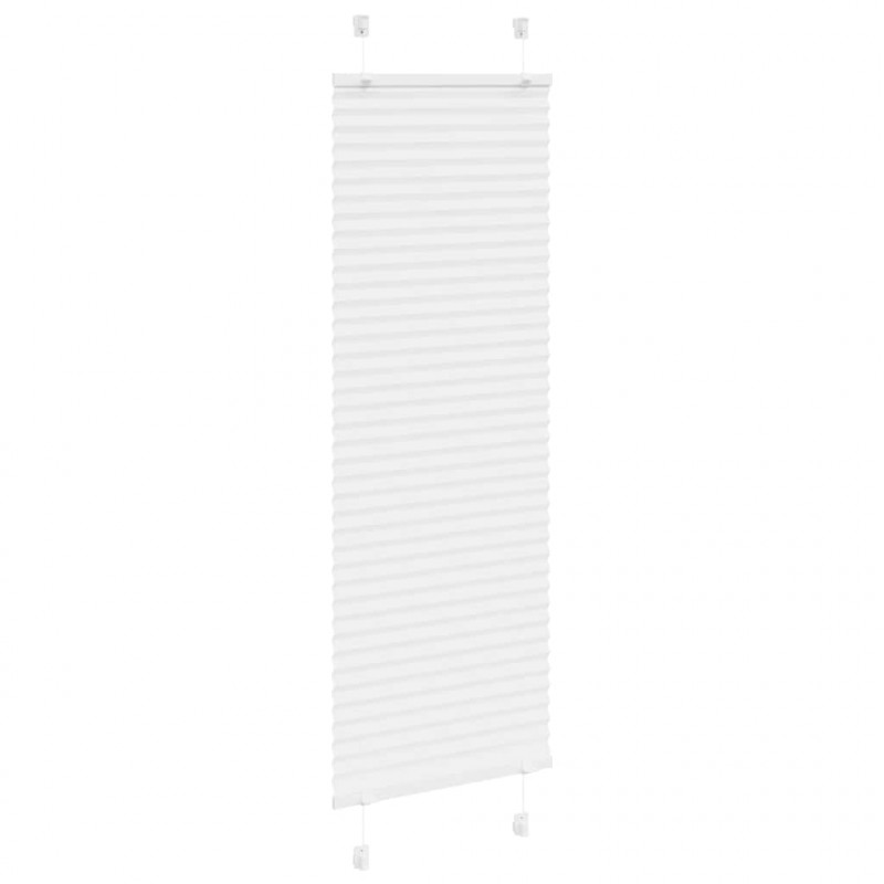 Roleta plisowana biała 50x100 cm Szerokość tkaniny 49,4cm