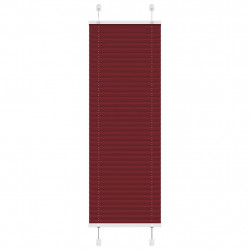 Roleta plisowana Bordowy Czerwony 45x100 cm Szerokość tkaniny