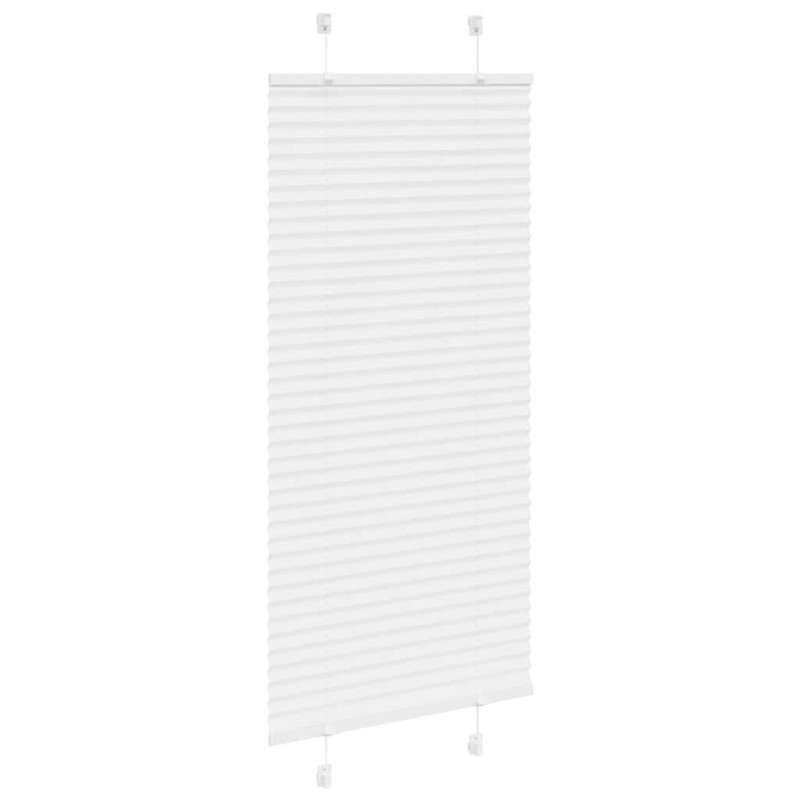 Roleta plisowana biała 60x100 cm Szerokość tkaniny 59,4cm