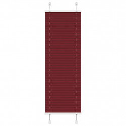 Roleta plisowana Bordowy Czerwony 50x100 cm Szerokość tkaniny