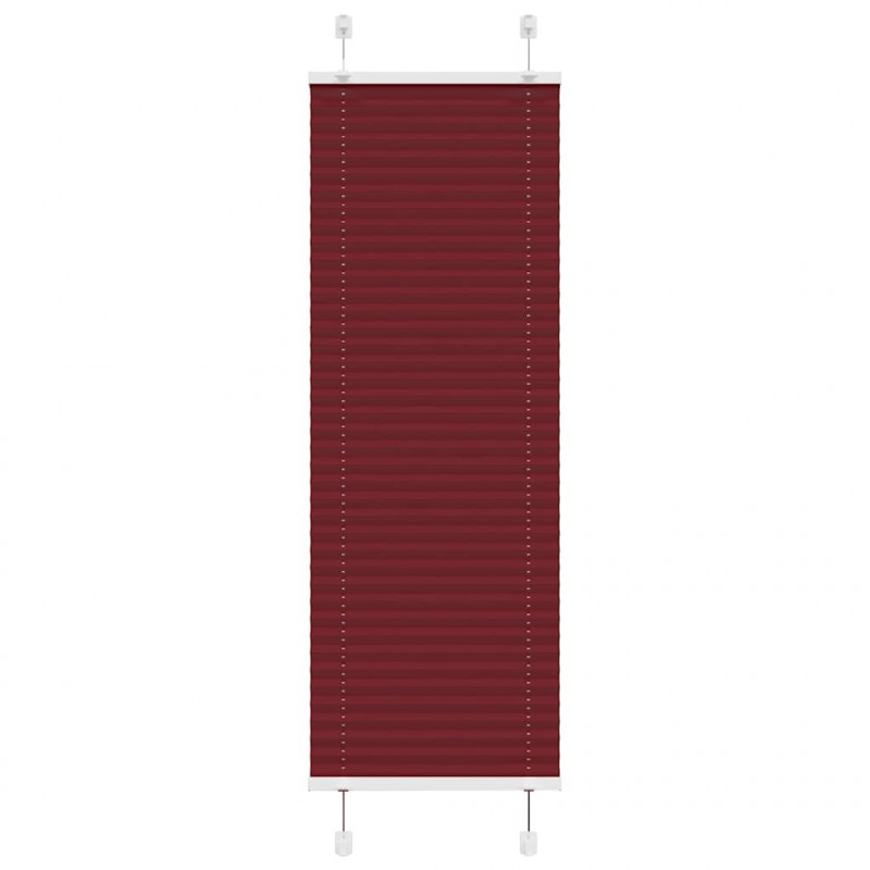 Roleta plisowana Bordowy Czerwony 50x100 cm Szerokość tkaniny