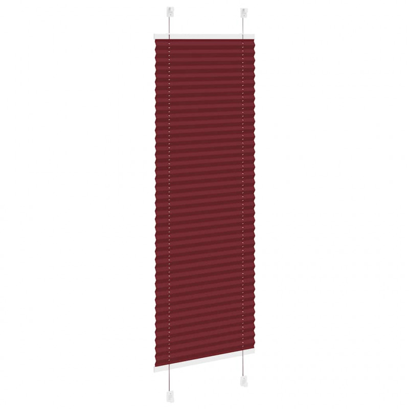 Roleta plisowana Bordowy Czerwony 50x100 cm Szerokość tkaniny