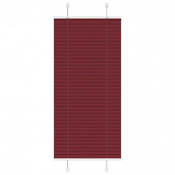 Roleta plisowana Bordowy Czerwony 55x100 cm Szerokość tkaniny