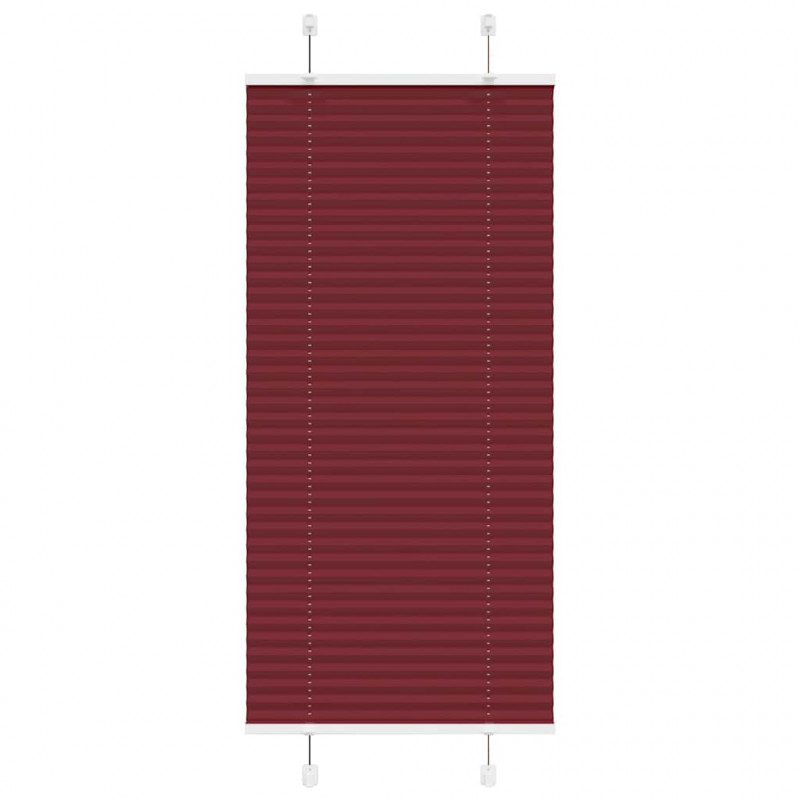 Roleta plisowana Bordowy Czerwony 60x100 cm Szerokość tkaniny