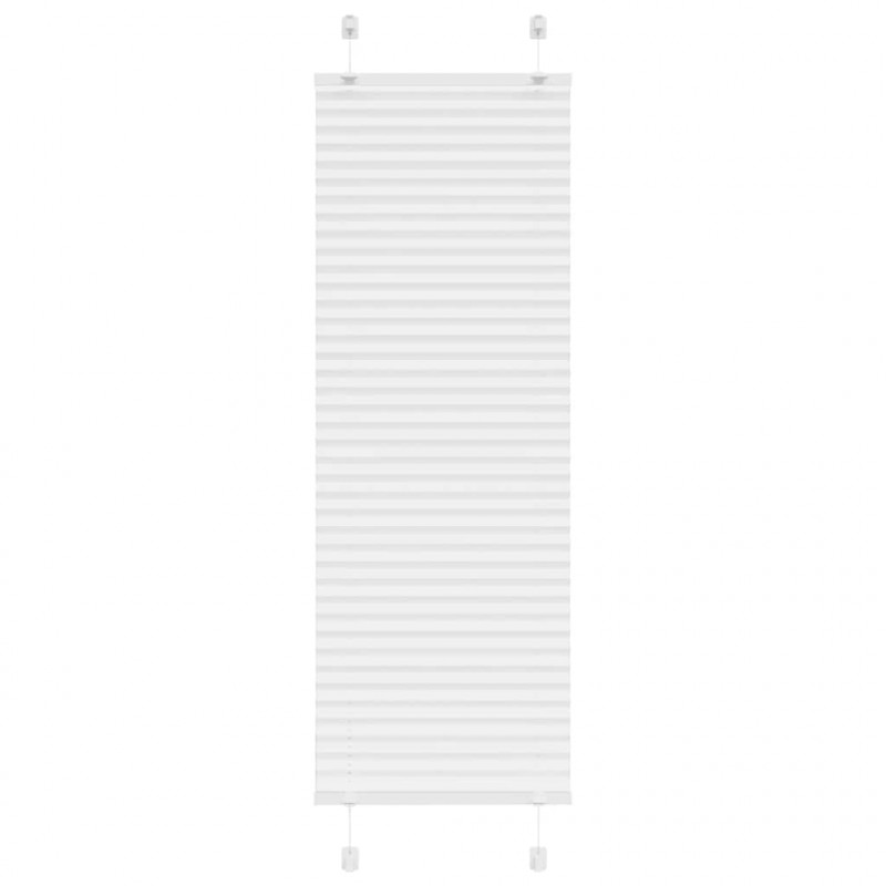 Roleta plisowana biała 45x150 cm Szerokość tkaniny 44,4cm