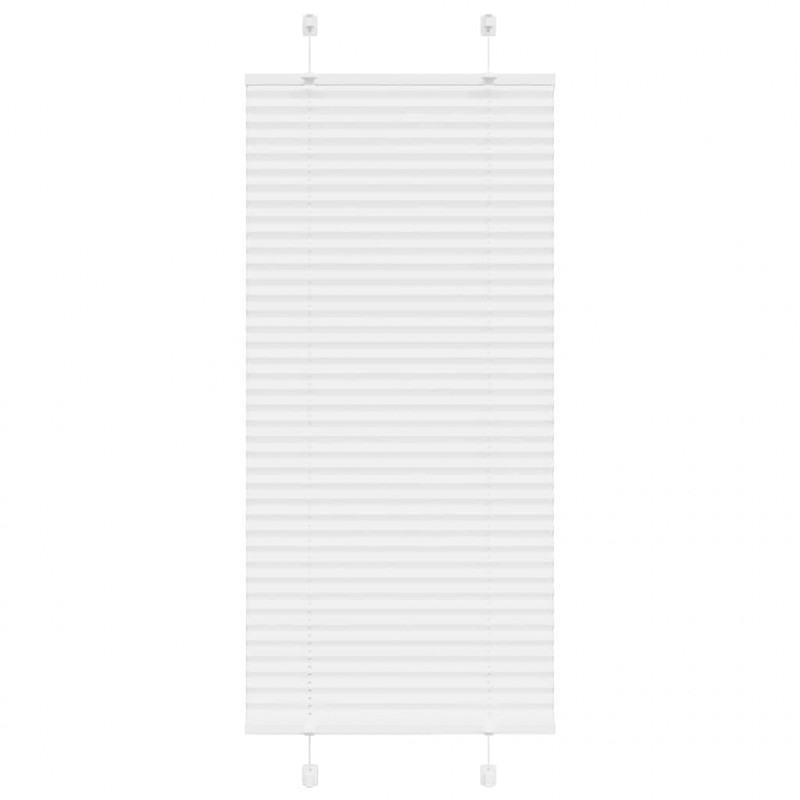 Roleta plisowana biała 60x150 cm Szerokość tkaniny 59,4cm