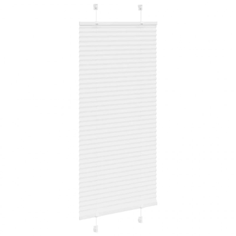 Roleta plisowana biała 60x150 cm Szerokość tkaniny 59,4cm