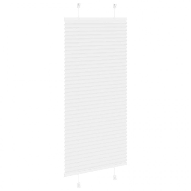 Roleta plisowana biała 60x150 cm Szerokość tkaniny 59,4cm