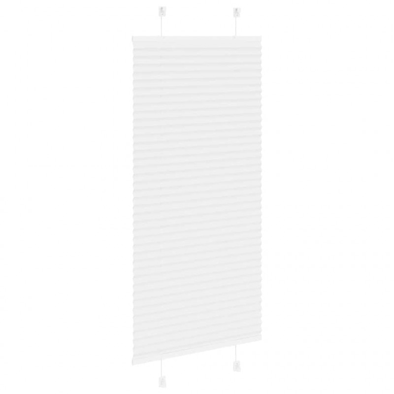 Roleta plisowana biała 65x150 cm Szerokość tkaniny 64,4cm