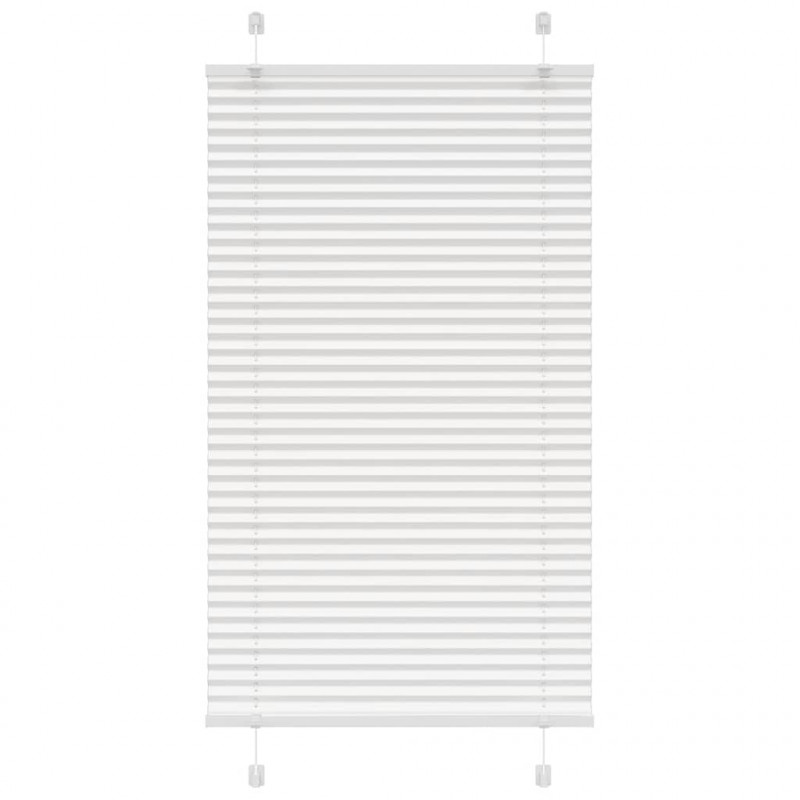 Roleta plisowana biała 70x150 cm Szerokość tkaniny 69,4 cm