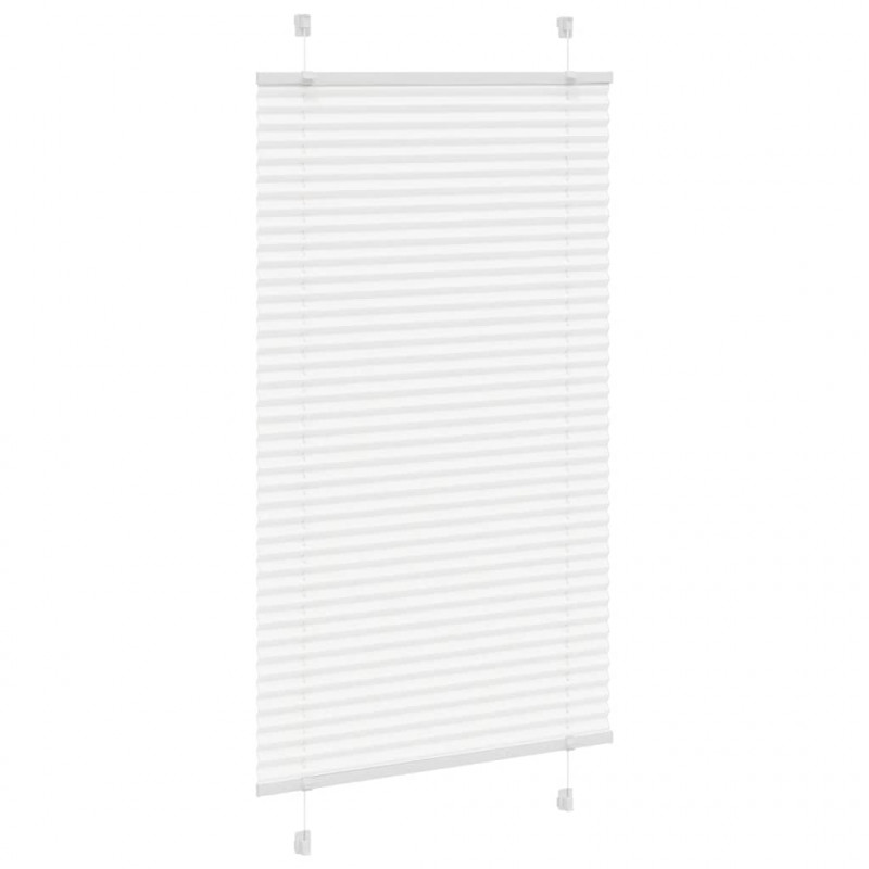 Roleta plisowana biała 70x150 cm Szerokość tkaniny 69,4 cm