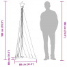 Lampki choinkowe, 339 ciepłych białych LED, 187 cm
