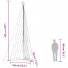 Lampki choinkowe, 789 ciepłych białych LED, 476 cm