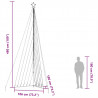 Lampki choinkowe, 789 kolorowych LED, 476 cm