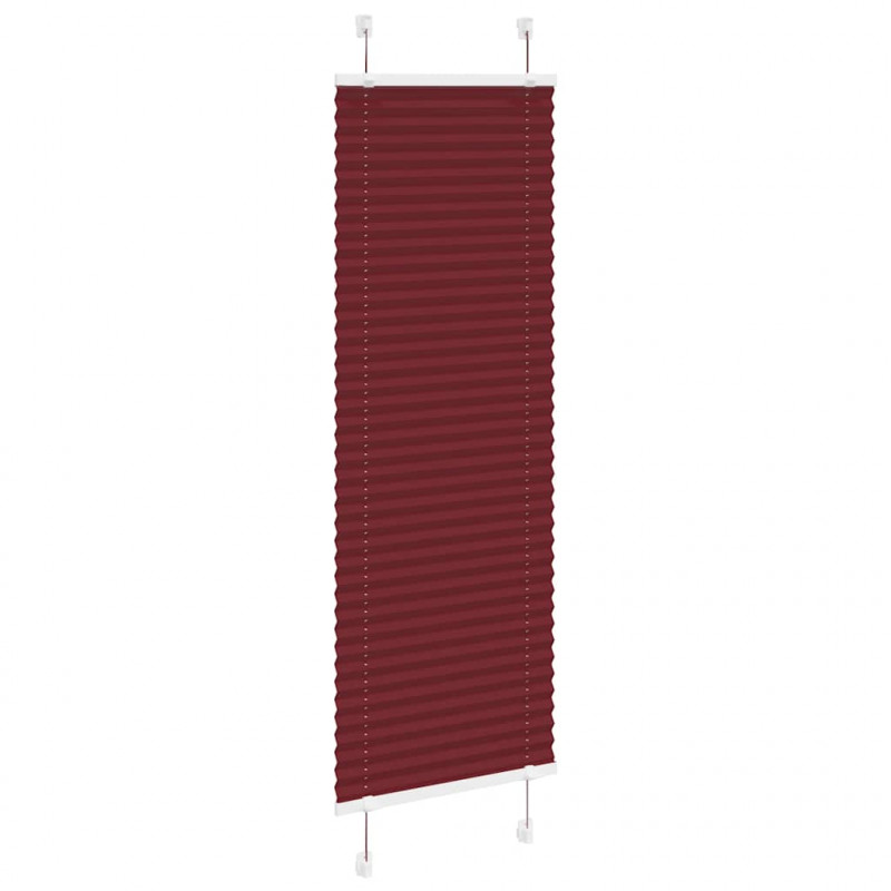 Roleta plisowana Bordowy Czerwony 50x150 cm Szerokość tkaniny