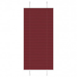 Roleta plisowana Bordowy Czerwony 55x150 cm Szerokość tkaniny