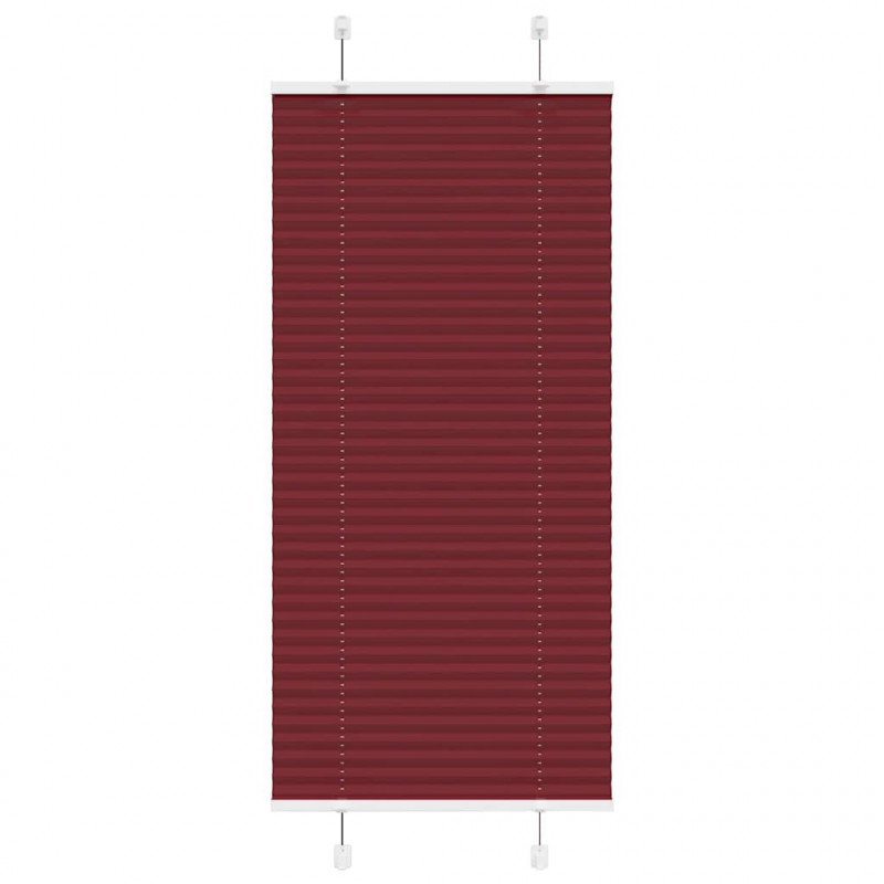 Roleta plisowana Bordowy Czerwony 55x150 cm Szerokość tkaniny